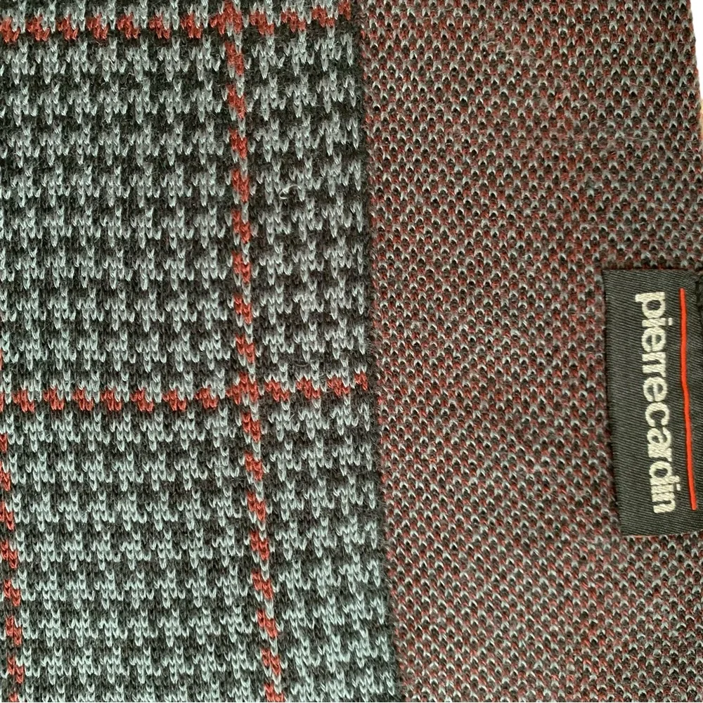 Pierre Cardin Plaid Scarf